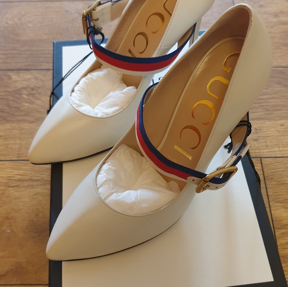 New Gucci Sylvie Pump Shoes 8 | 38.5